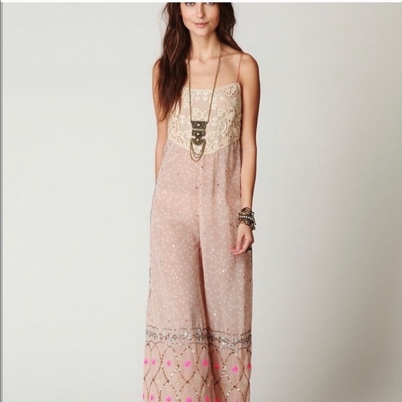 Free People Shanti Jumper Romper NWOT - Picture 2 of 6